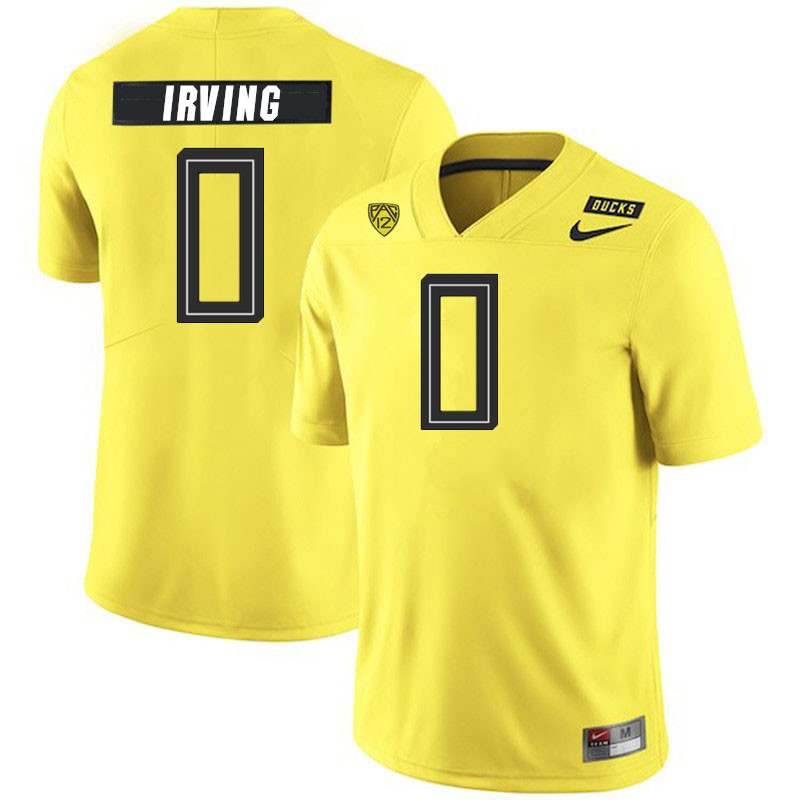 Men #0 Bucky Irving Oregon Ducks College Football Jerseys Stitched Sale-Yellow - Click Image to Close